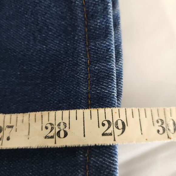 VTG USA Made Levi's Mens 38x31 (Actual 36x29) Stretch High Rise 90s Blue Jeans - Picture 8 of 8